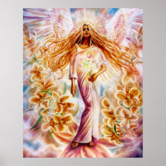 Poster Lily Angel par Lisa Iris