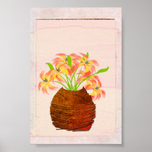 Poster Lily in Vase