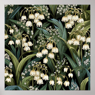 Poster Lily of the Valley Art Imprimer