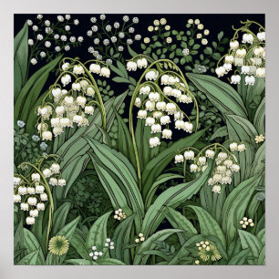 Poster Lily of the Valley Art Imprimer