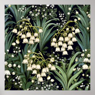 Poster Lily of the Valley Art Imprimer