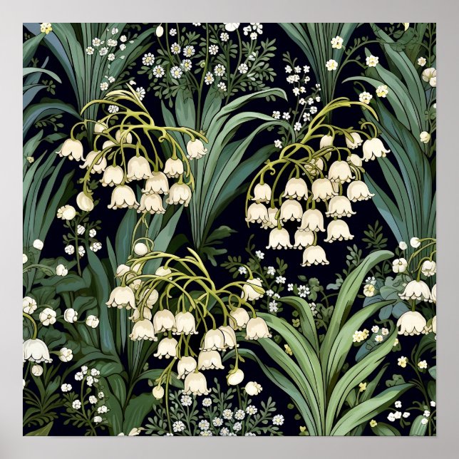 Poster Lily of the Valley Art Imprimer (Devant)