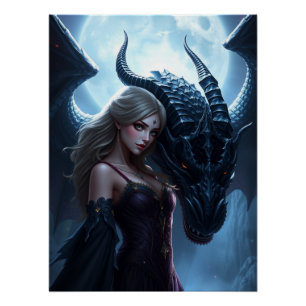 Poster L'Imaginaire du dragon mystique