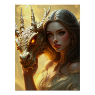Poster L'Imaginaire du dragon mystique