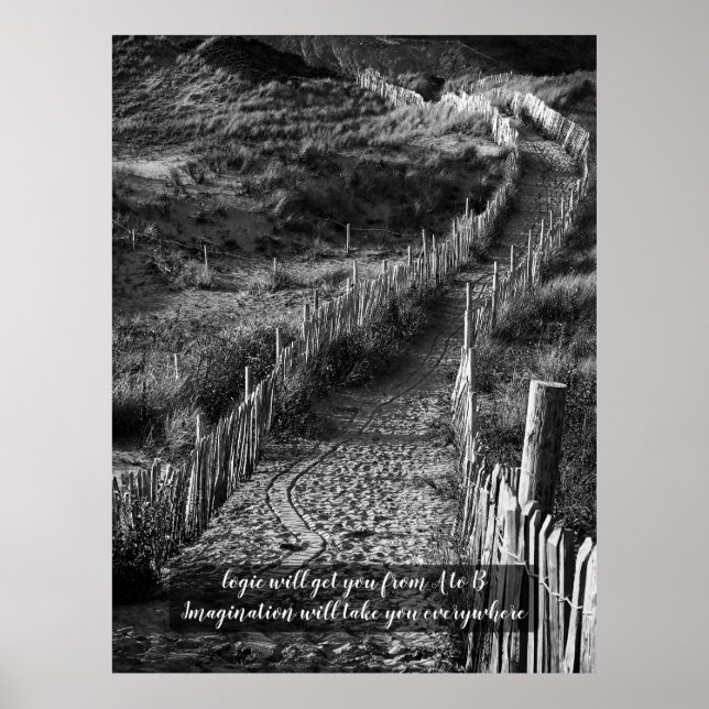 Poster L'imagination vous emmènera partout (Devant)