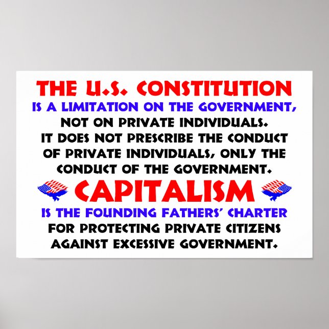 Poster Limiter le gouvernement (Devant)
