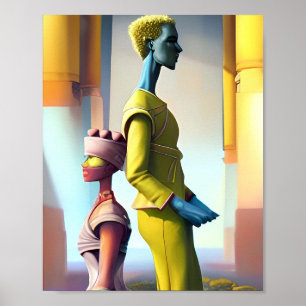 Poster Limites verticales Conception des jauges de Ken