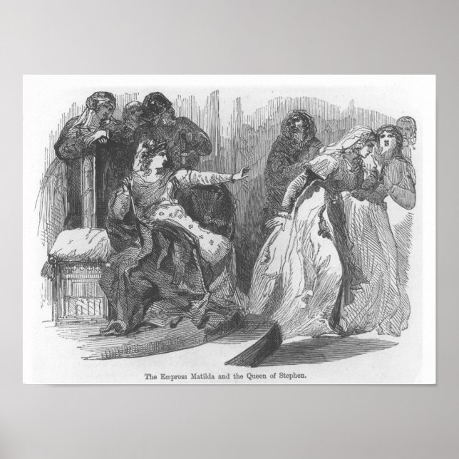 Poster L'impératrice Matilda et la reine d'Etienne (Devant)