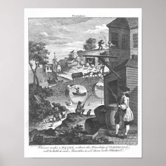 Poster L'importance de connaître la perspective (Devant)