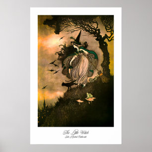 Poster L'impression d'art de la petite sorcière par Ida O