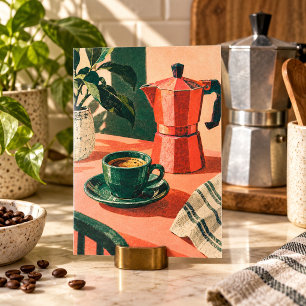 Poster L'Impression d'Art Espresso Vert
