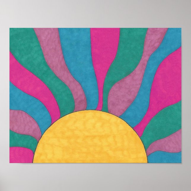 Poster L'impression d'art Horizon (Devant)