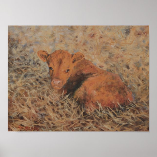 Poster L'Imprimerie Art du veau rouge (Devant)