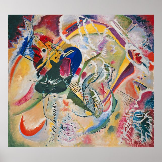 Poster L'improvisation de Kandinsky 35 (Devant)