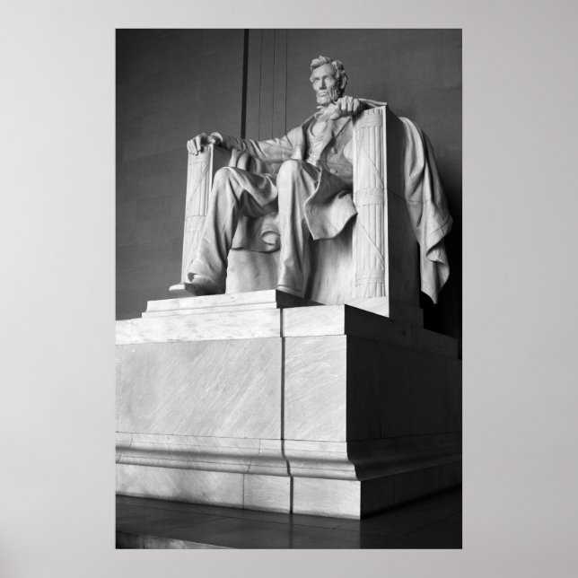 Poster Lincoln Memorial B&W (Devant)