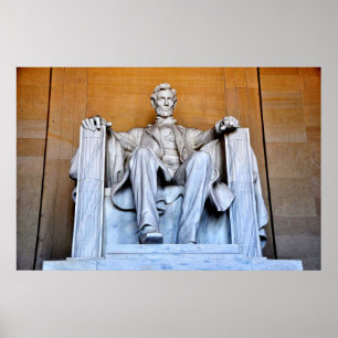 Poster Lincoln Memorial Statue, Washington D.C.