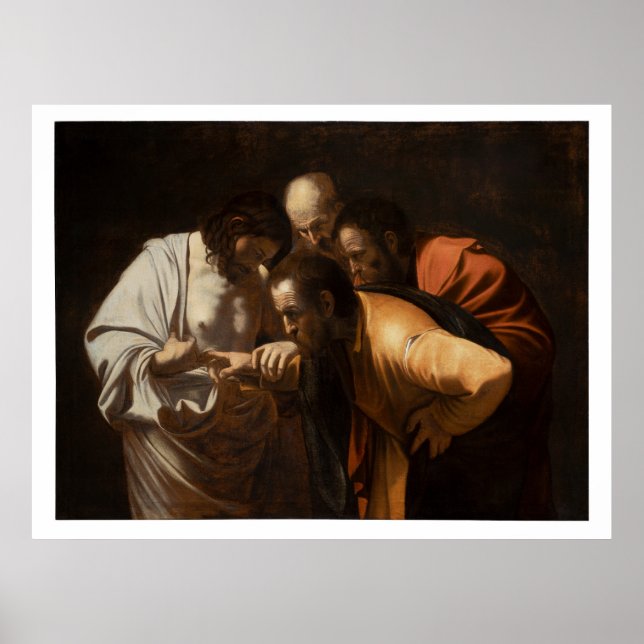 Poster L'incrédulité de Saint Thomas (Devant)
