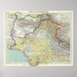 Poster L'Inde et l'Afganistan