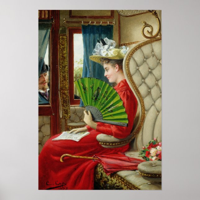 Poster L'indiscrétion, 1895 (Devant)