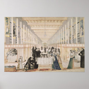Poster L'infirmerie des soeurs de la charité pendant l'a