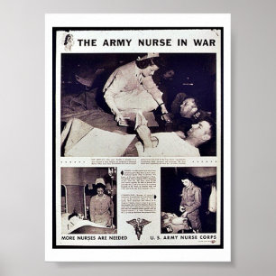 Poster L'Infirmière Militaire En Guerre