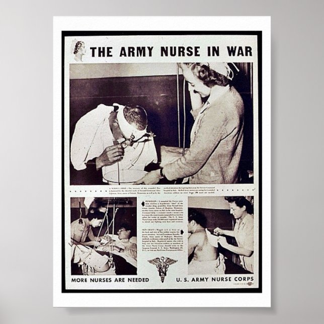 Poster L'Infirmière Militaire En Guerre (Devant)