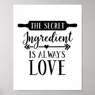 Poster L'Ingrédient Secret Est Amour