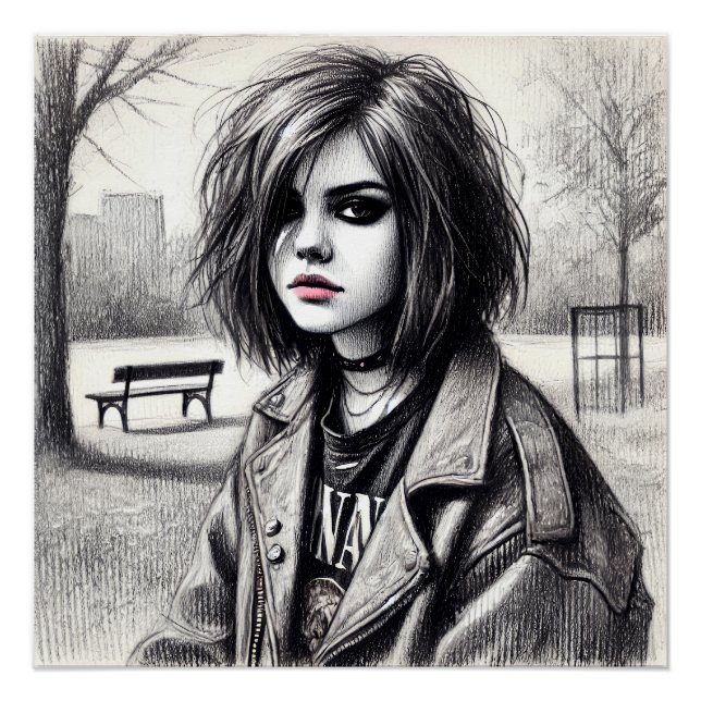 Poster L'insoumise du parc.  (Devant)