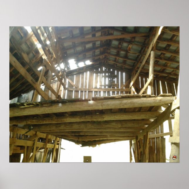 Poster L'intérieur de la vieille grange devant (Devant)