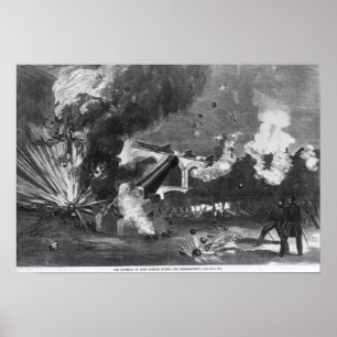 Poster L'intérieur du fort Sumter pendant