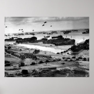Poster L'invasion de la Normandie