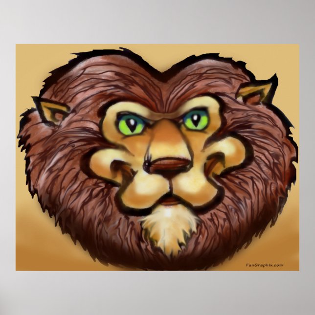 Poster Lion (Devant)