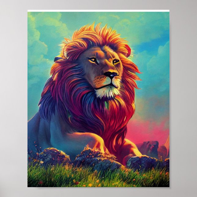 Poster Lion (Devant)