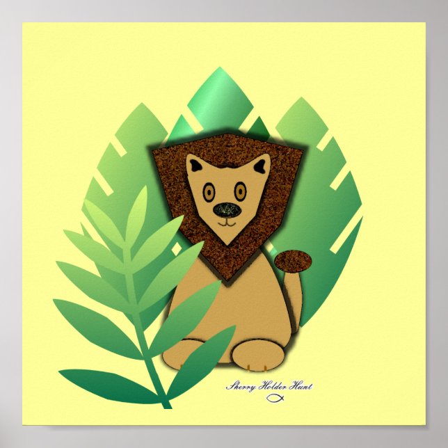 Poster Lion (Devant)
