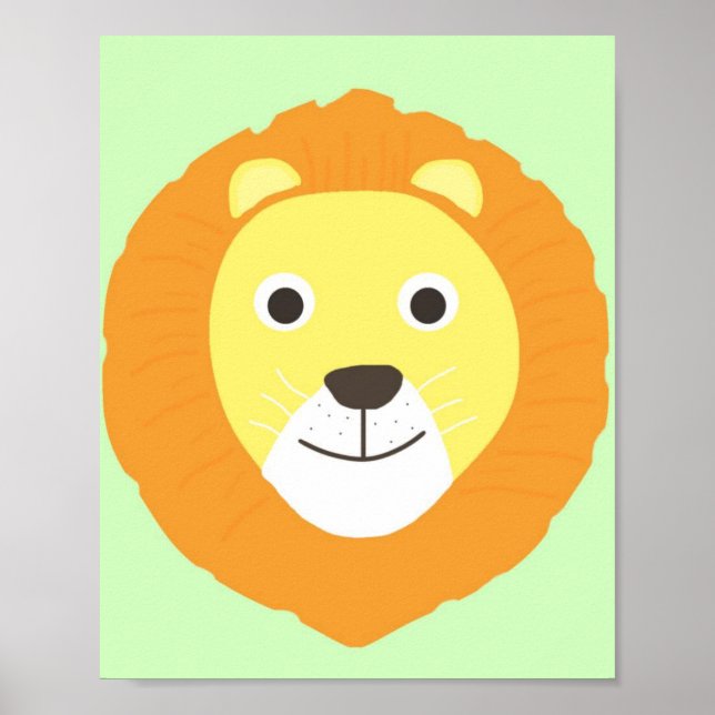 Poster lion (Devant)