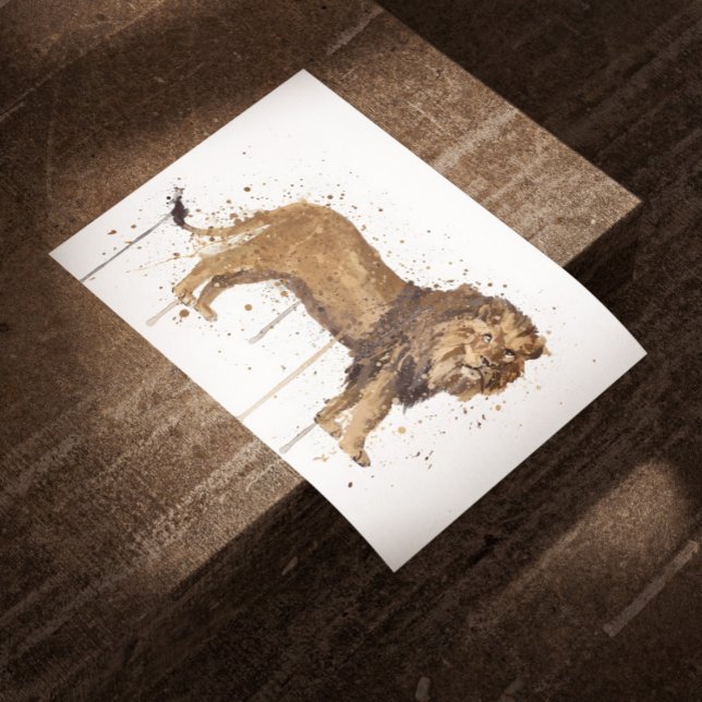 Poster Lion (Créateur téléchargé)