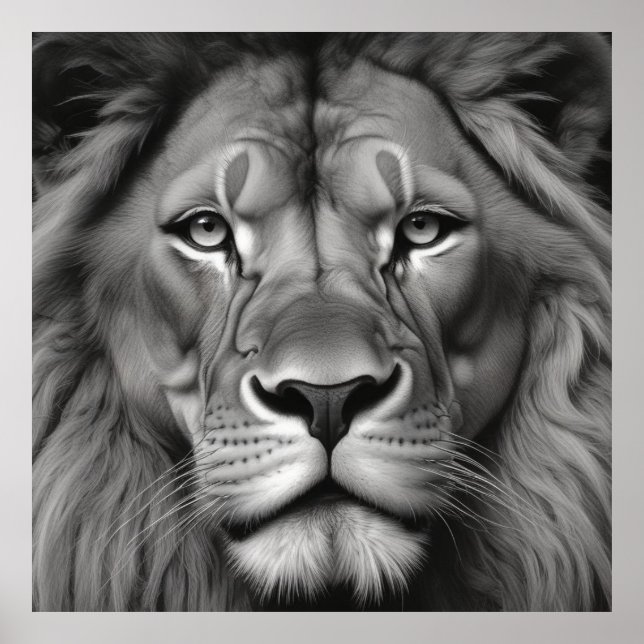 Poster Lion (Devant)