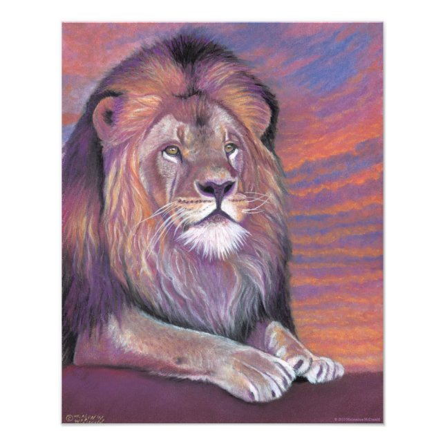 Poster Lion (Devant)