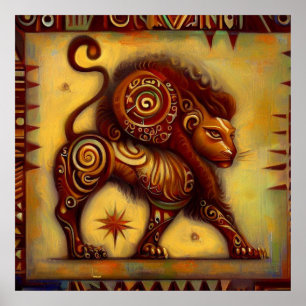 Poster Lion 5