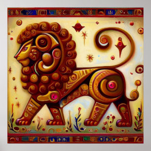 Poster Lion 8