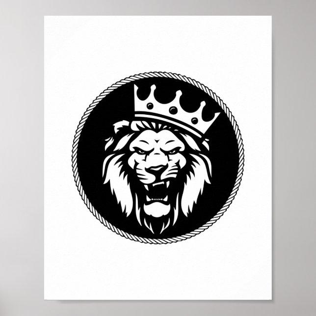 Poster Lion Crown (Devant)