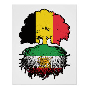 Poster Lion et Soleil Iranien Cultivé en Belgique