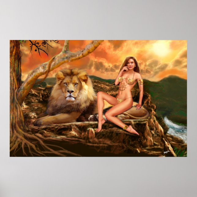 Poster Lion Goddess (Devant)