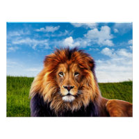 Lion le roi de la forêt