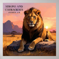 Lion majestueux en peinture religieuse sauvage