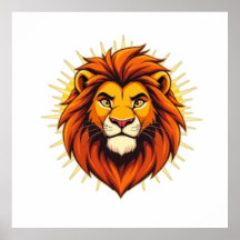 Lion Majestueux – Roi du Pouvoir et de l'Autorité