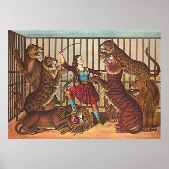 Poster Lion Queen 1874 (Devant)