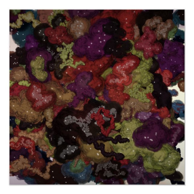 Poster Liquid Kinetic Painting  (Devant)