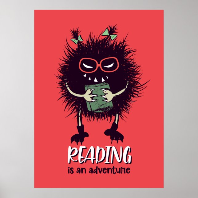 Poster Lire est un professeur d'aventure drôle (Devant)