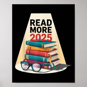 Poster Lire plus 2025 Book Lover Reading Challenge Girls